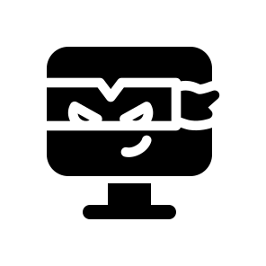 Cyber Crime, Security, Computer, Hacking, Virus, Scam, Fraud, Malware, Phishing, Anonymous icon