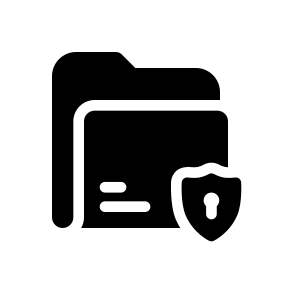 Folder, Data, Security, File, Access, Document, Storage,archive, Protection, Lock icon