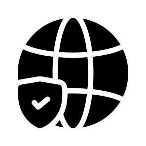 Internet Security, Network, Online, Protection, Privacy, Safe, Shield, Protect, Web, Connection icon