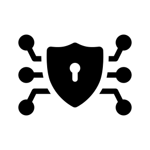 Cyber Security, Protection, Shield, Lock, Firewall, Encryption, Data, Privacy, Network, Safety icon