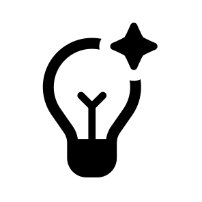 Idea, Lightbulb, Innovation, Creativity, Thinking, Solution, Concept, Imagination, Vision, Insight icon