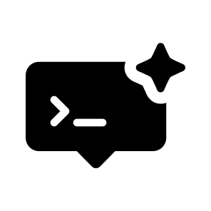 Prompt, Command, Input, Text, Ai, Generate, Query, Instruction, Request, Response icon