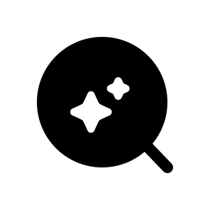 Search, Ai, Magnifying Glass, Technology, Digital, Data, Innovation, Research, Analysis, Discovery icon