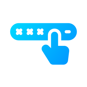 Code Pin, Password, Security, Access, Key, Hand, Lock, Safety, Protection, Keyboard icon