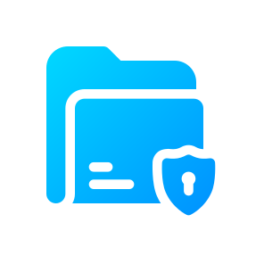 Folder, Data, Security, File, Access, Document, Storage,archive, Protection, Lock icon