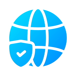 Internet Security, Network, Online, Protection, Privacy, Safe, Shield, Protect, Web, Connection icon