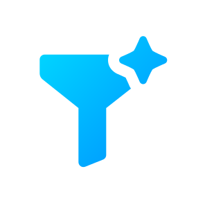 Filter, Funnel, Ai, Settings, Adjustment, Control, Analytics, Process, Diagram icon