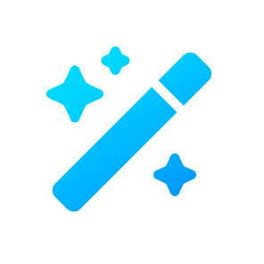 Magic Wand, Sparkle, Star, Fairy, Tool, Fantasy, Glow, Enchantment, Illusion, Shine icon