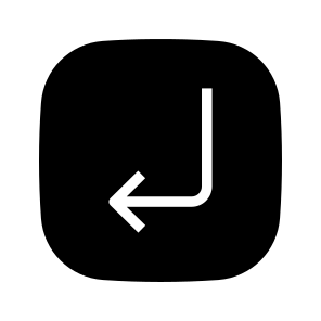 Turn Left, Bottom Left, Down Left, Navigate, Direction, Arrow icon