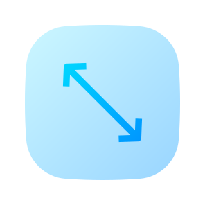 Resize, Diagonal Arrow, Double Arrow, Horizontal, Direction, Arrows icon