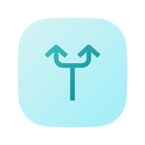 Two Way, Two Arrows, Arrows, Up, Alternative, Opposite icon