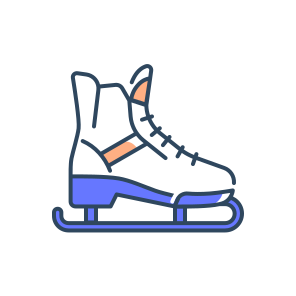Ice Skate, Skate Shoes, Skating, Winter, Sport, Ice, Blade, Footwear, Cold, Rink, Recreation icon