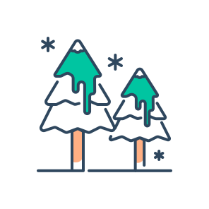 Pine, Tree, Evergreen, Forest, Nature, Winter, Conifer, Foliage, Botanical, Green, Wood icon