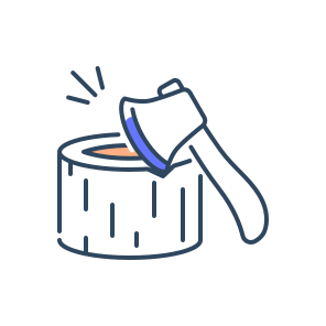 Woodcutter, Lumberjack, Axe, Wood, Forest, Chopping, Log, Worker, Outdoors, Timber, Tool icon