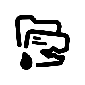 Data Leak, Hacker, Security, Information, Computer, Leak, Hacking, Malware, Cybercrime, Ransomware icon