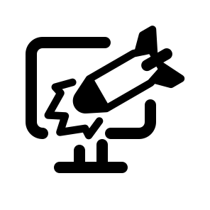 Ddos, Attack, Network, Cyber, Hacker, Web, Encryption, Ddos Attack, Cybersecurity icon