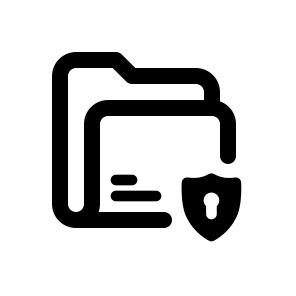 Folder, Data, Security, File, Access, Document, Storage,archive, Protection, Lock icon
