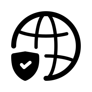 Internet Security, Network, Online, Protection, Privacy, Safe, Shield, Protect, Web, Connection icon