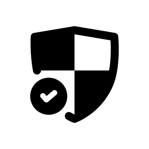 Shield, Security, Protection, Badge, Secure, Safe, Antivirus, Check, Insurance icon