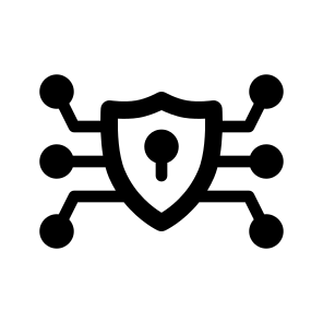 Cyber Security, Protection, Shield, Lock, Firewall, Encryption, Data, Privacy, Network, Safety icon