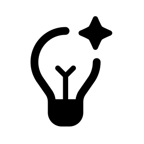 Idea, Lightbulb, Innovation, Creativity, Thinking, Solution, Concept, Imagination, Vision, Insight icon