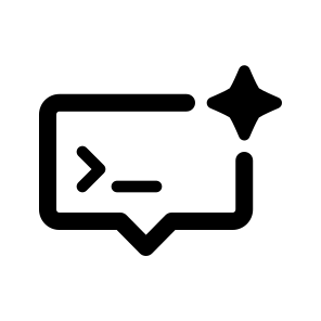 Prompt, Command, Input, Text, Ai, Generate, Query, Instruction, Request, Response icon