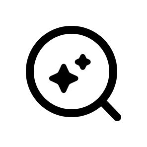 Search, Ai, Magnifying Glass, Technology, Digital, Data, Innovation, Research, Analysis, Discovery icon