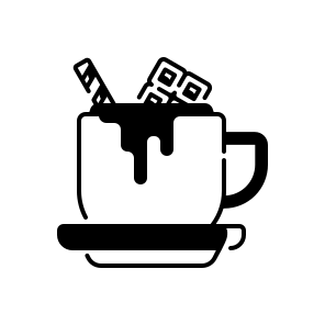 Hot Chocolate, Drink, Warm, Winter, Cozy, Cocoa, Beverage, Mug, Sweet, Comfort, Dessert icon