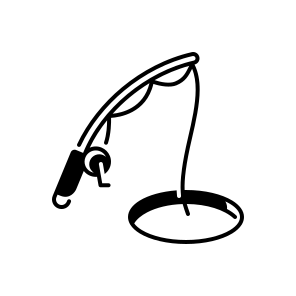Ice Fishing, Winter, Ice, Fishing, Snow, Nature, Lake, Cold, Frozen, Hole, Rod icon