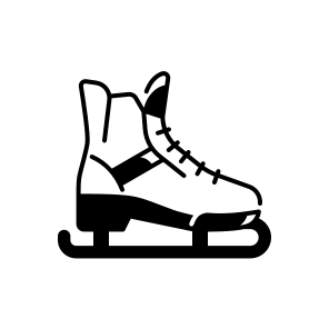 Ice Skate, Skate Shoes, Skating, Winter, Sport, Ice, Blade, Footwear, Cold, Rink, Recreation icon