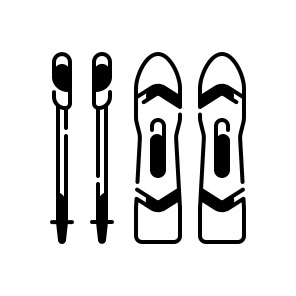 Ski, Winter, Sport, Snow, Skiing, Equipment, Cold, Mountain, Outdoor, Adventure, Alpine icon