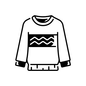Sweater, Knit, Warm, Winter, Cozy, Wool, Clothing, Apparel, Fashion, Comfort, Garment icon
