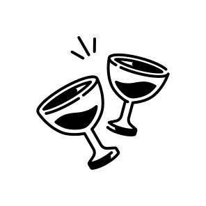 Wine, Drink, Alcohol, Glass, Beverage, Red, White, Bottle, Celebration, Tasting, Winery icon