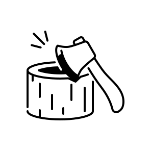 Woodcutter, Lumberjack, Axe, Wood, Forest, Chopping, Log, Worker, Outdoors, Timber, Tool icon