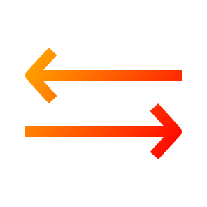 Transfer, Transaction, Trading, Exchange, Currency, Arrows icon