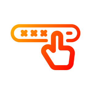 Code Pin, Password, Security, Access, Key, Hand, Lock, Safety, Protection, Keyboard icon