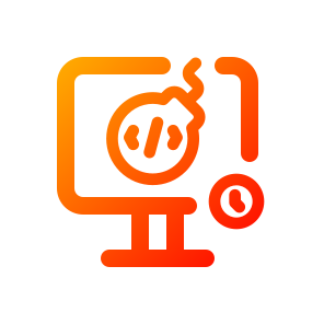Logic Bomb, Code, Malware, Hacker, Virus, Threat, Network, Breach Detection, Detection, Dark Web icon