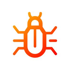 Malware, Virus, Cyber, Alert, Attack, Danger, Warning, Hacking, Spyware, Ransomware icon