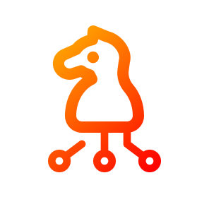 Trojan, Virus, Malware, Attack, Threat, Network, Phishing, Spyware, Hacking, Cybersecurity icon