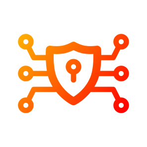 Cyber Security, Protection, Shield, Lock, Firewall, Encryption, Data, Privacy, Network, Safety icon