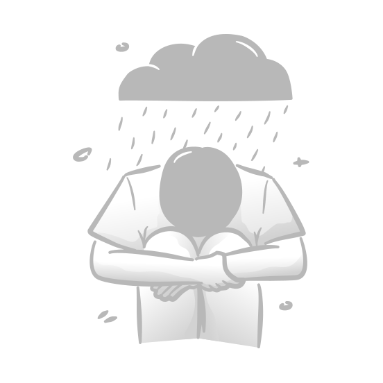 Sad, Man, Depression, Depressed, Stress, Unhappy, Problem, Loneliness, Worried, Trouble, Frustration illustration