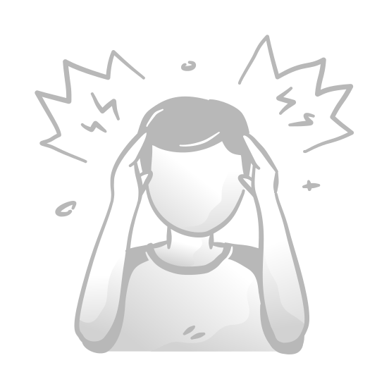 Stress, Tired, Anxiety, Person, Work, Depression, Burnout, Headache, Frustrated, Fatigue, Exhausted illustration