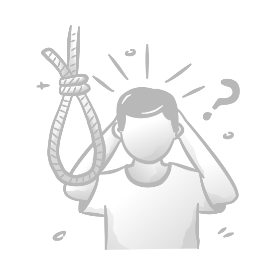 Suicide, Depression, Problem, Health, Feeling, Psychology,  Prevention, Help, Awareness, Stress, Anxiety illustration