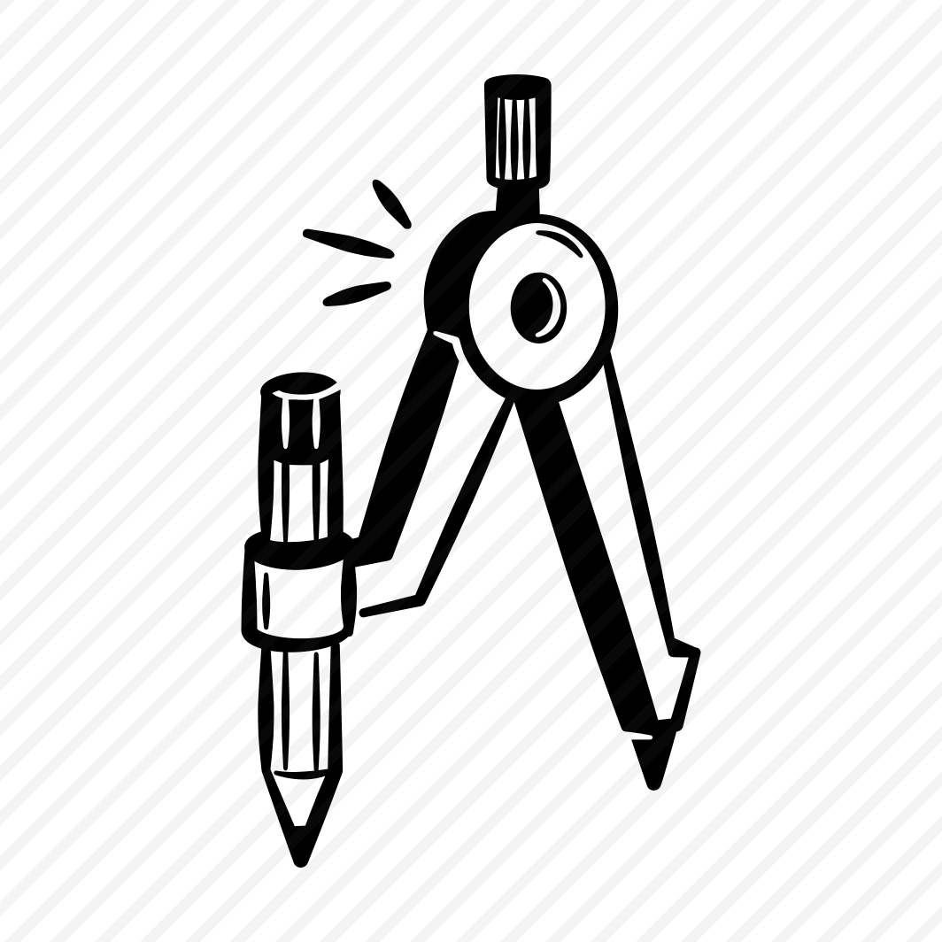 Compass Drawing, Geometry, Tool, Measurement, Math, Design, Education, School, Precision preview