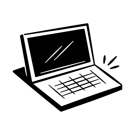 Laptop, Computer, Technology, Device, Digital, Workspace, Internet, Office, Work, Portable illustration