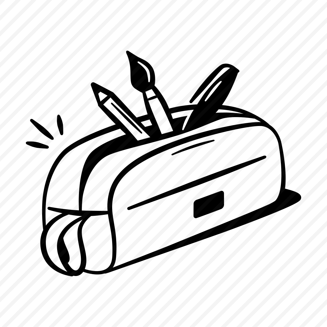 Pencil Case, Stationery, School, Education, Study, Supplies, Learning, Student, Tool preview