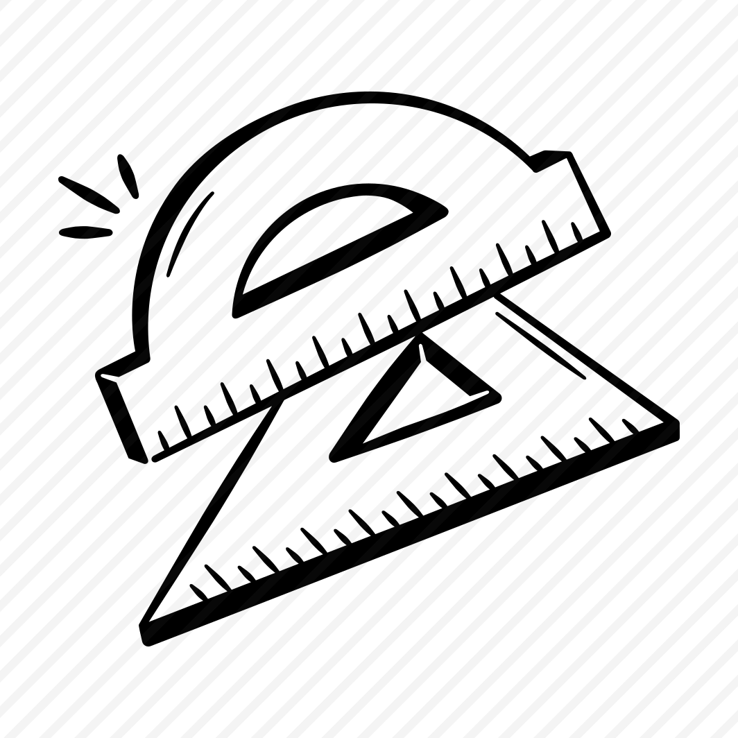Ruler, Protractor, Triangle Ruler, Geometry, Measurement, Math, Drawing, Education, School, Tools preview
