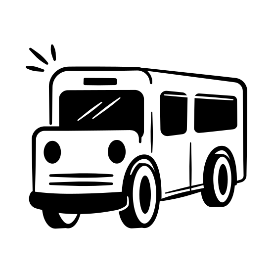 School Bus, Transportation, Education, Vehicle, Student, Travel, Children, Commute, Yellow illustration