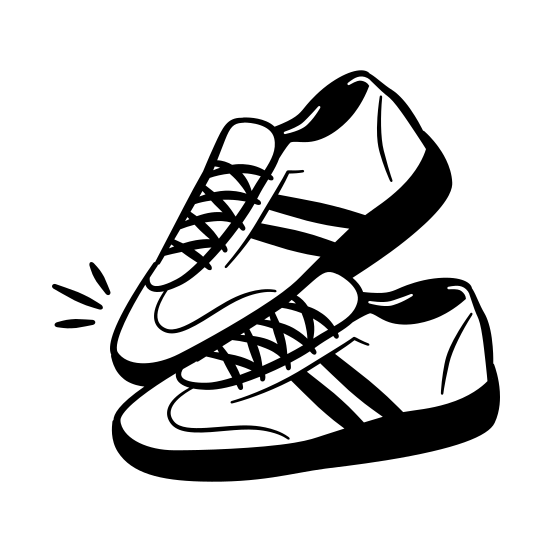 Shoes, Sneakers, Footwear, Fashion, Style, Clothing, Sport, Walking, Casual, Pair illustration