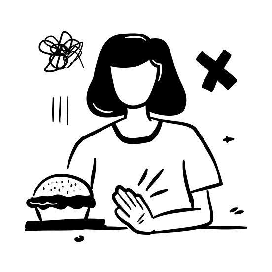 Anorexia, Slim, Diet, Body, Weight, Problem, Female, Eating, Disorder, Dieting, Depression illustration